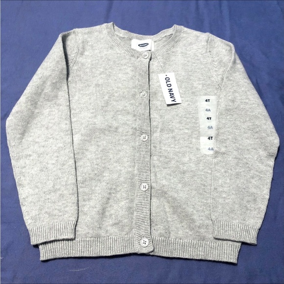 Old Navy Other - Old Navy Gray Cardigan Toddler Size 4T